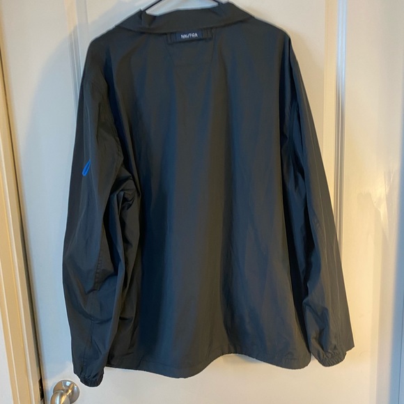Nautica Black Zip up Windbreaker Jacket, size XL - Picture 8 of 11